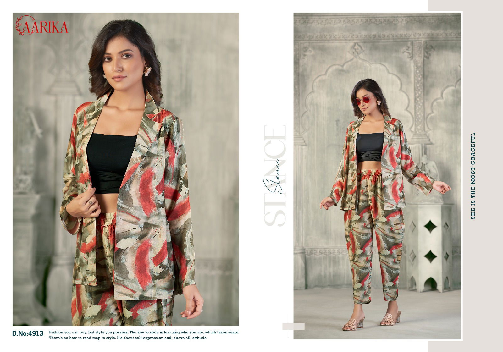 Vianna Printed Cord Set Western Catalog